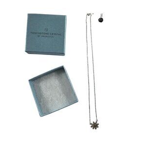 Touchstone Crystal By Swarovski Daisy Necklace nwb gift jewelry flower fairycore